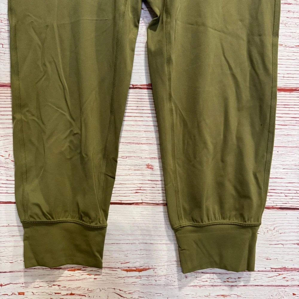 Lululemon Align High-Rise Cropped Jogger in Bronze Green Sz 4